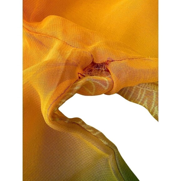 Indian tropical Fashion 2 Piece Swimsuit Coverup Top Pant Size Medium *FLAW* - Picture 16 of 16